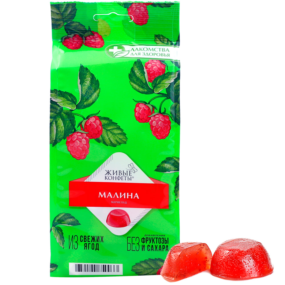 Мармелад желейный с малиной