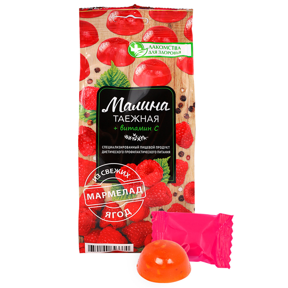 Мармелад желейный с малиной