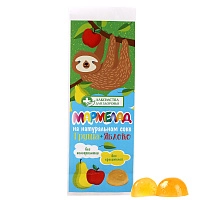 Мармелад желейный Груша + Яблоко